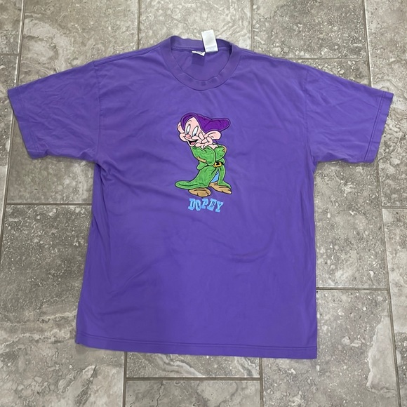 DISNEY ‎ WOMEN’S 90'S DOPEY EMBROIDERED TEE SZ XL - Picture 2 of 11